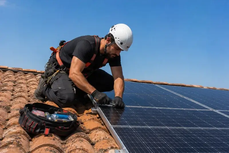 Maintenance et monitoring de panneaux solaires à Allemond