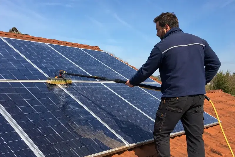 Nettoyage et entretien de panneaux solaires à Allemond
